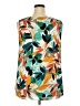 Worthington 100% Polyester Green Sleeveless Blouse Size XXL - photo 2