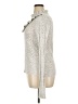 Belldini Chevron-herringbone Gray Turtleneck Sweater Size XL - photo 5