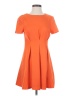 LUCCA Solid Orange Casual Dress Size XS - photo 1