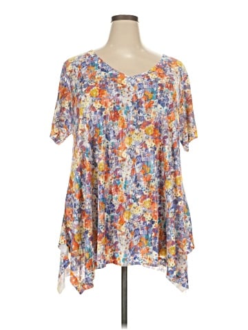 Nally & Millie Short Sleeve Blouse (view 1)
