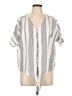 Eddie Bauer Stripes Gray Kimono Size L (tall) - photo 1