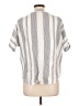 Eddie Bauer Stripes Gray Kimono Size L (tall) - photo 2