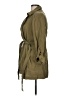 Chico's Solid Green Trenchcoat Size 8 - 10 - photo 5