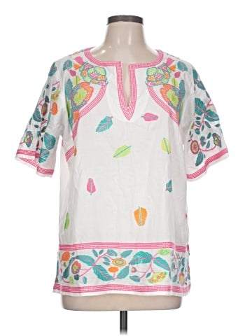 Gretchen Scott Designs Short Sleeve Blouse (view 1)