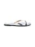 Madewell Silver Flip Flops Size 8 1/2 - photo 1