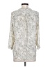 Paraphrase 100% Polyester Silver 3/4 Sleeve Blouse Size S - photo 2