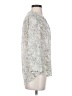 Paraphrase 100% Polyester Silver 3/4 Sleeve Blouse Size S - photo 4