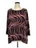 Kasper Burgundy 3/4 Sleeve Blouse Size 3X - photo 1
