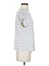 Green Envelope Stripes Silver Short Sleeve T-Shirt Size S - photo 4