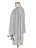 CeCe Gray Long Sleeve Blouse Size M - photo 5