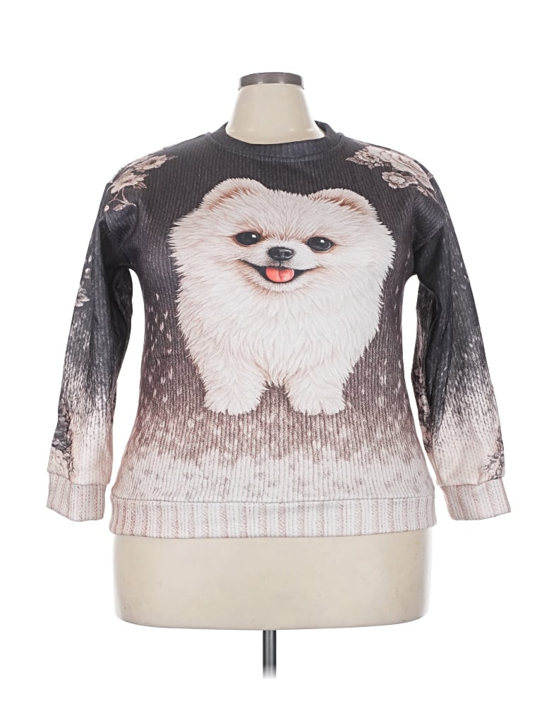 Pre-owned Unbranded Pullover Sweater In Silver