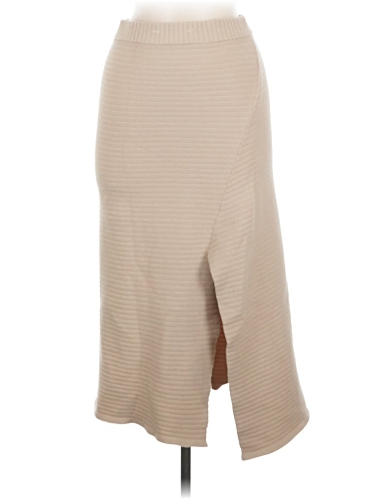 Pre-owned Naadam Casual Skirt In Tan