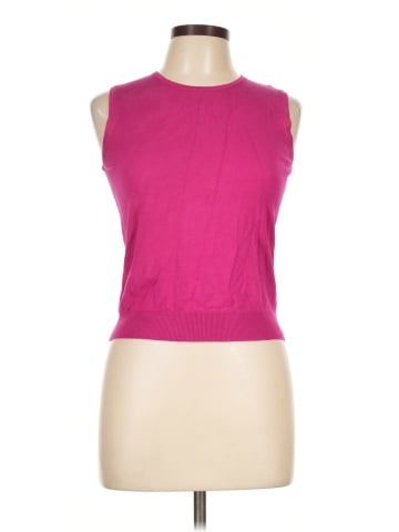 August Silk Sleeveless T-Shirt (view 1)
