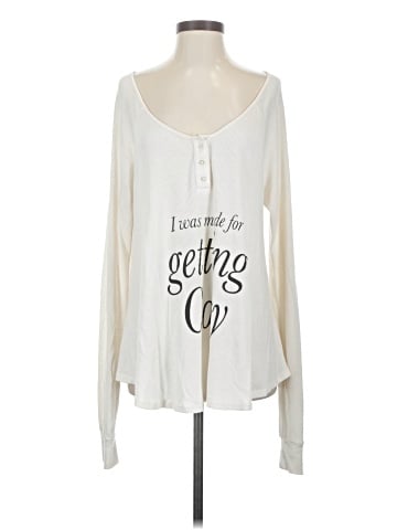 Wildfox Long Sleeve Henley (view 1)