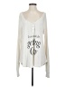 Wildfox Ivory Long Sleeve Henley Size Sm (1 or S) - photo 1