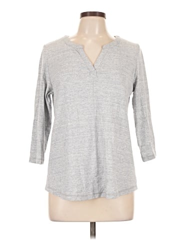 Karen Scott Sport 3/4 Sleeve Top (view 1)