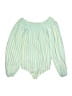 Skin Green 3/4 Sleeve Blouse Size S - photo 2