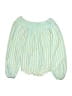 Skin Green 3/4 Sleeve Blouse Size S - photo 1