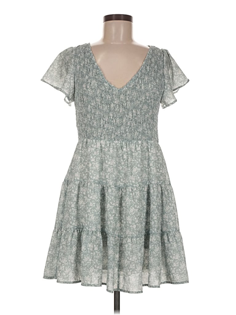 Pre-owned Altar'd State Casual Dress In Teal