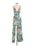 Lulumari Tropical Green Jumpsuit Size M - photo 1