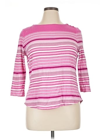Charter Club 3/4 Sleeve T-Shirt (view 1)
