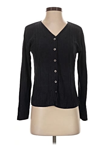 SILK CLUB COLLECTION Silk Cardigan (view 1)