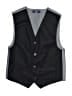 IZOD 100% Polyester Black Tuxedo Vest Size 10 - photo 1