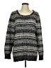 L.L.Bean 100% Cotton Chevron-herringbone Gray Pullover Sweater Size L - photo 1