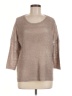 a.n.a. A New Approach Metallic Silver Pullover Sweater Size M - photo 1