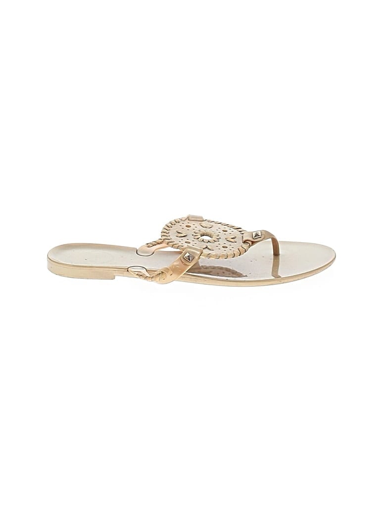 Pre-owned Jack Rogers Sandals In Ivory