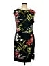 Wallis Print Black Cocktail Dress Size 10 - photo 1