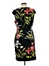 Wallis Print Black Cocktail Dress Size 10 - photo 2