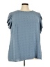 BLOOMCHIC 100% Polyester Blue Short Sleeve Blouse Size 22 - photo 1