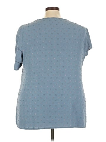 BLOOMCHIC Short Sleeve Blouse (view 2)