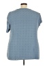 BLOOMCHIC 100% Polyester Blue Short Sleeve Blouse Size 22 - photo 2