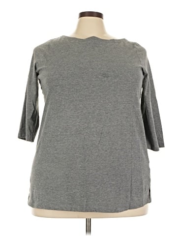 Woman Within 3/4 Sleeve T-Shirt (view 1)