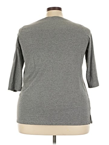 Woman Within 3/4 Sleeve T-Shirt (view 2)