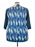 Lularoe Blue 3/4 Sleeve T-Shirt Size 24 - 26 - photo 2