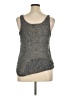 Torrid 100% Cotton Gray Sleeveless Top Size 1X Plus (1) - photo 2