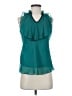 B.wear 100% Polyester Teal Sleeveless Blouse Size S - photo 1