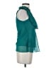 B.wear 100% Polyester Teal Sleeveless Blouse Size S - photo 4