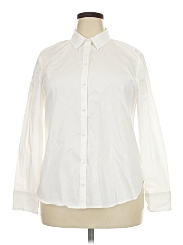 Worthington Long Sleeve Button-Down Shirt (view 1)