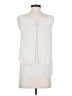 HD in Paris 100% Polyester Ivory Sleeveless Blouse Size 4 - photo 2