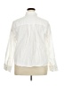 Free Assembly 100% Cotton White 3/4 Sleeve Button-Down Shirt Size XXL - photo 2