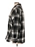 Angel Kiss 100% Polyester Plaid Gray Black Coat Size L - photo 5