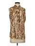 Jaclyn Smith Paisley Brown Sleeveless Blouse Size S - photo 1