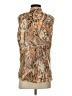 Jaclyn Smith Paisley Brown Sleeveless Blouse Size S - photo 2