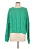Cynthia Rowley 100% Cotton Solid Green Pullover Sweater Size L - photo 1