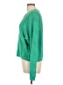 Cynthia Rowley 100% Cotton Solid Green Pullover Sweater Size L - photo 5