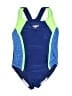 Speedo Color Block Blue One Piece Swimsuit Size XS (kids) - photo 1